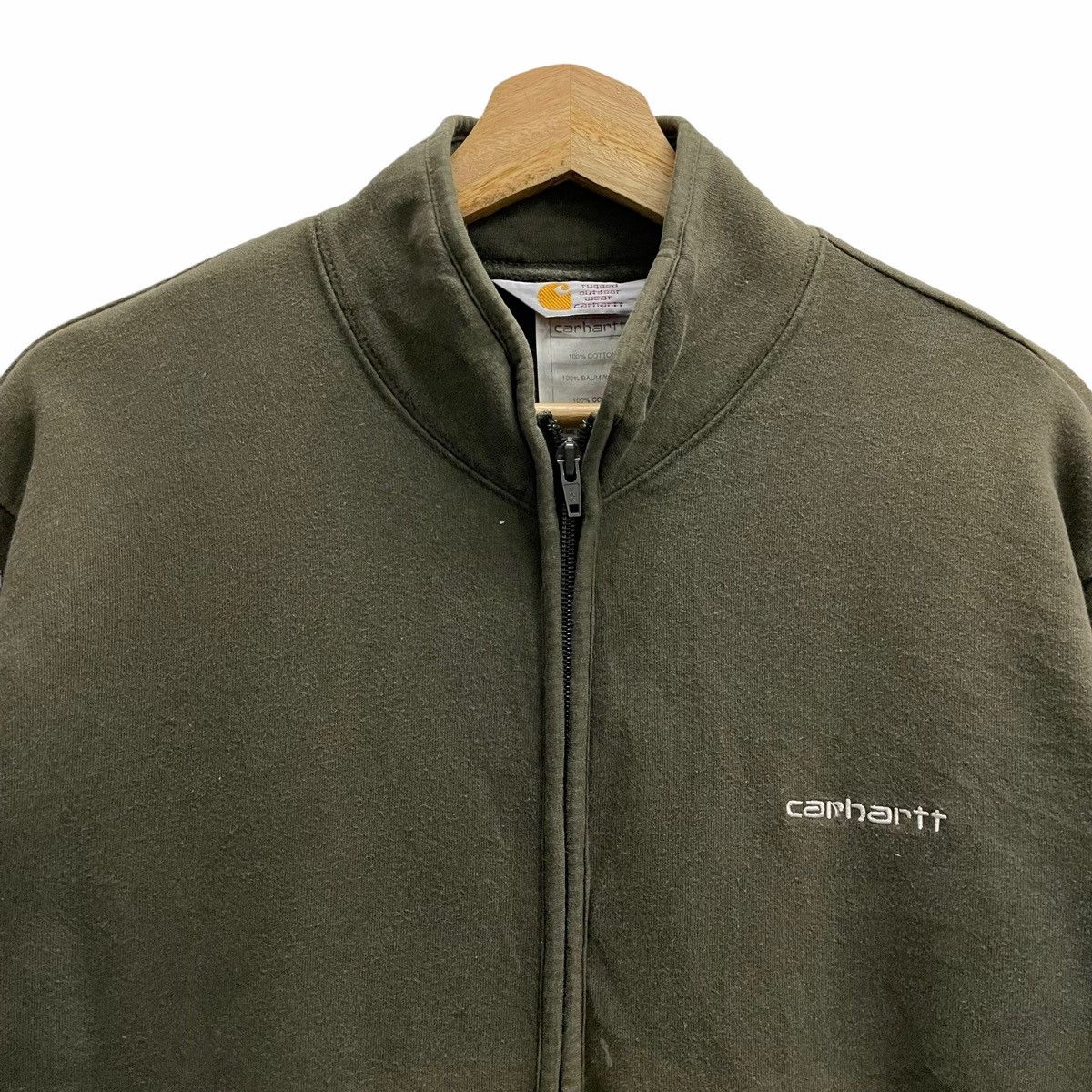 Carhartt × Vintage 💥CARHARTT ZIPPER SWEATER JACKET Size US M / EU 48-50 / 2 - 4 Thumbnail