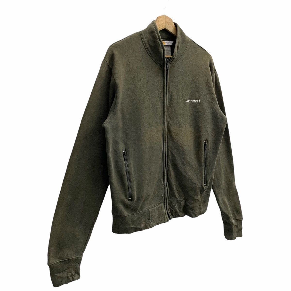 Carhartt × Vintage 💥CARHARTT ZIPPER SWEATER JACKET Size US M / EU 48-50 / 2 - 3 Thumbnail