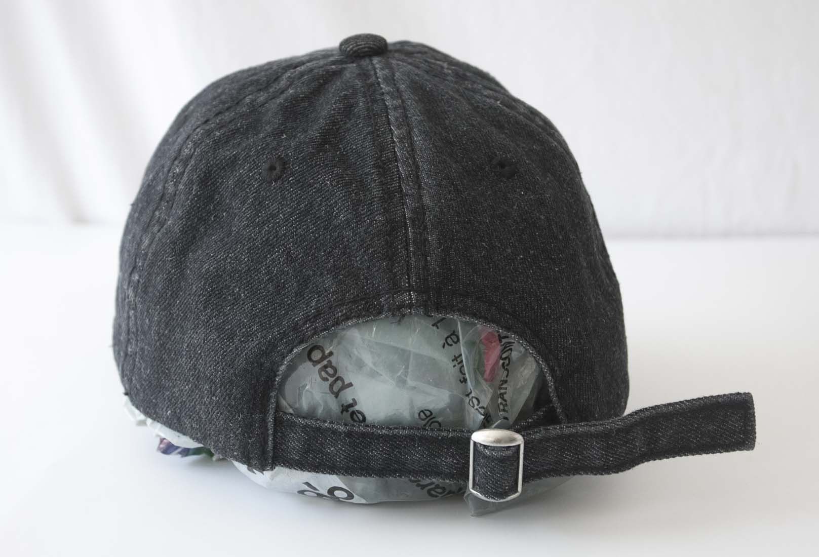 Nirvana Nirvana Cap Denim Smiley Gray Hat Size ONE SIZE - 3 Thumbnail