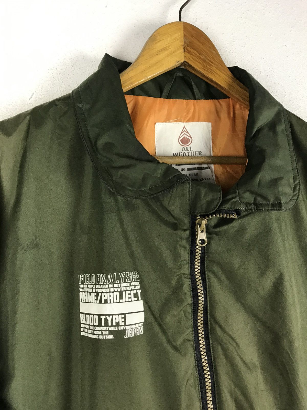 Japanese Brand Vintage Lipner All Weather Gear Utility Jacket - Green Size US L / EU 52-54 / 3 - 7 Thumbnail
