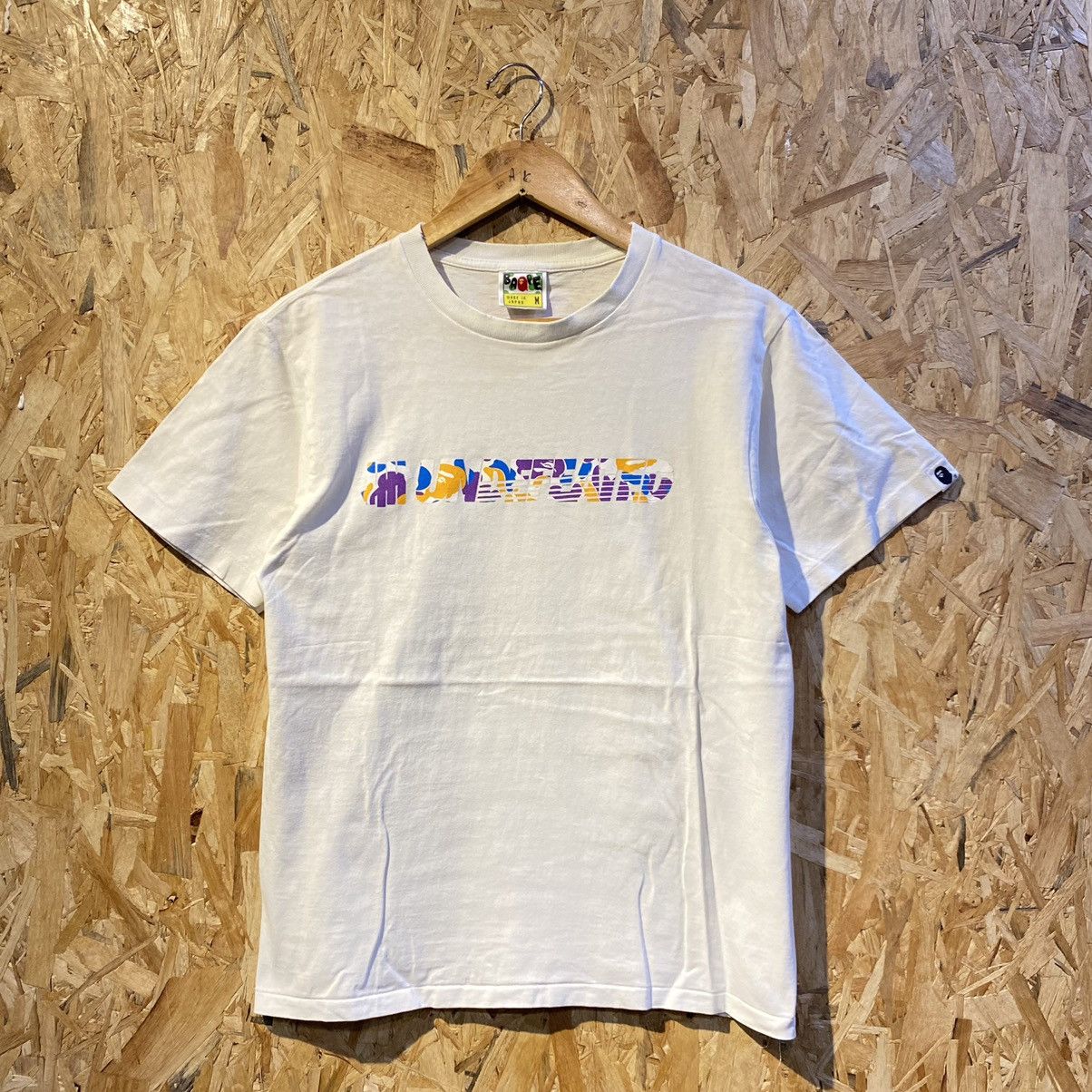 Bape × Undefeated RARE COLLABORATION‼️Bape X Undefeated Spellout T-Shirt Size US M / EU 48-50 / 2 - 1 Thumbnail