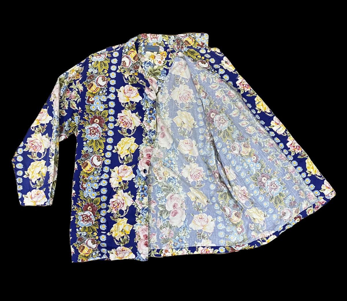 Art Comes First Vintage Kenzo Fullprint Hawaiian Style Shirts Size US L / EU 52-54 / 3 - 4 Thumbnail