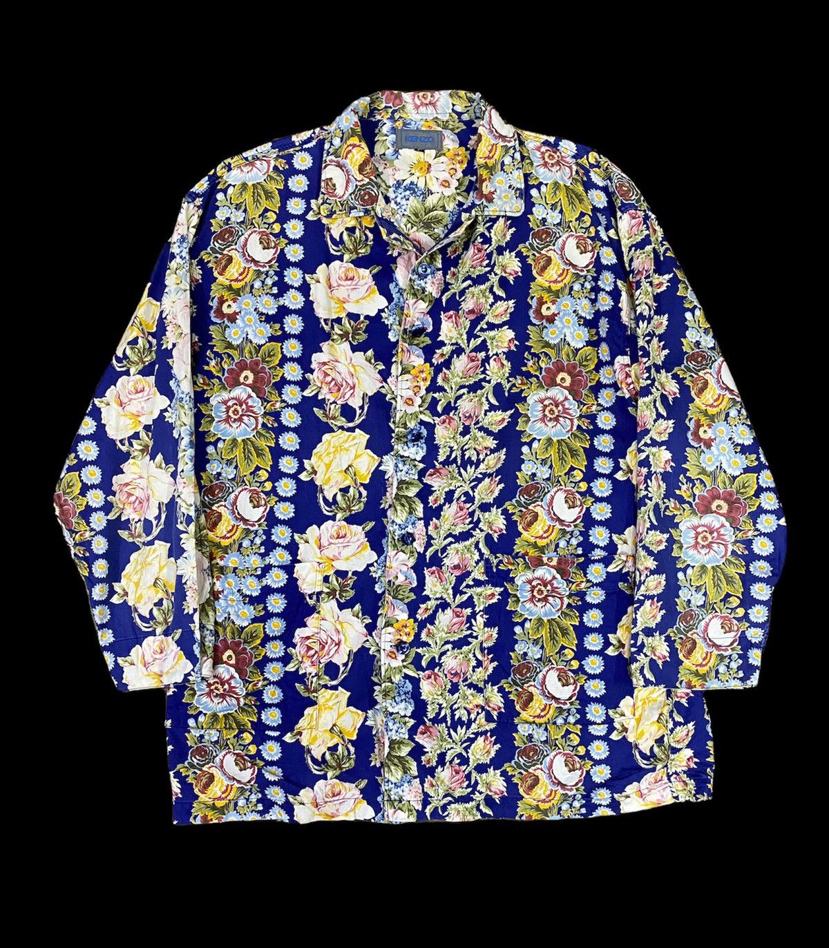 Art Comes First Vintage Kenzo Fullprint Hawaiian Style Shirts Size US L / EU 52-54 / 3 - 1 Thumbnail