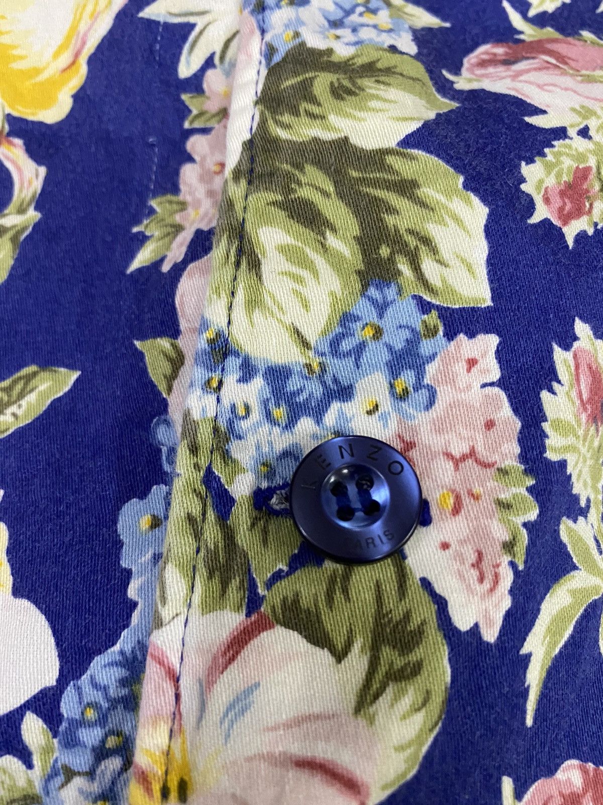 Art Comes First Vintage Kenzo Fullprint Hawaiian Style Shirts Size US L / EU 52-54 / 3 - 8 Thumbnail