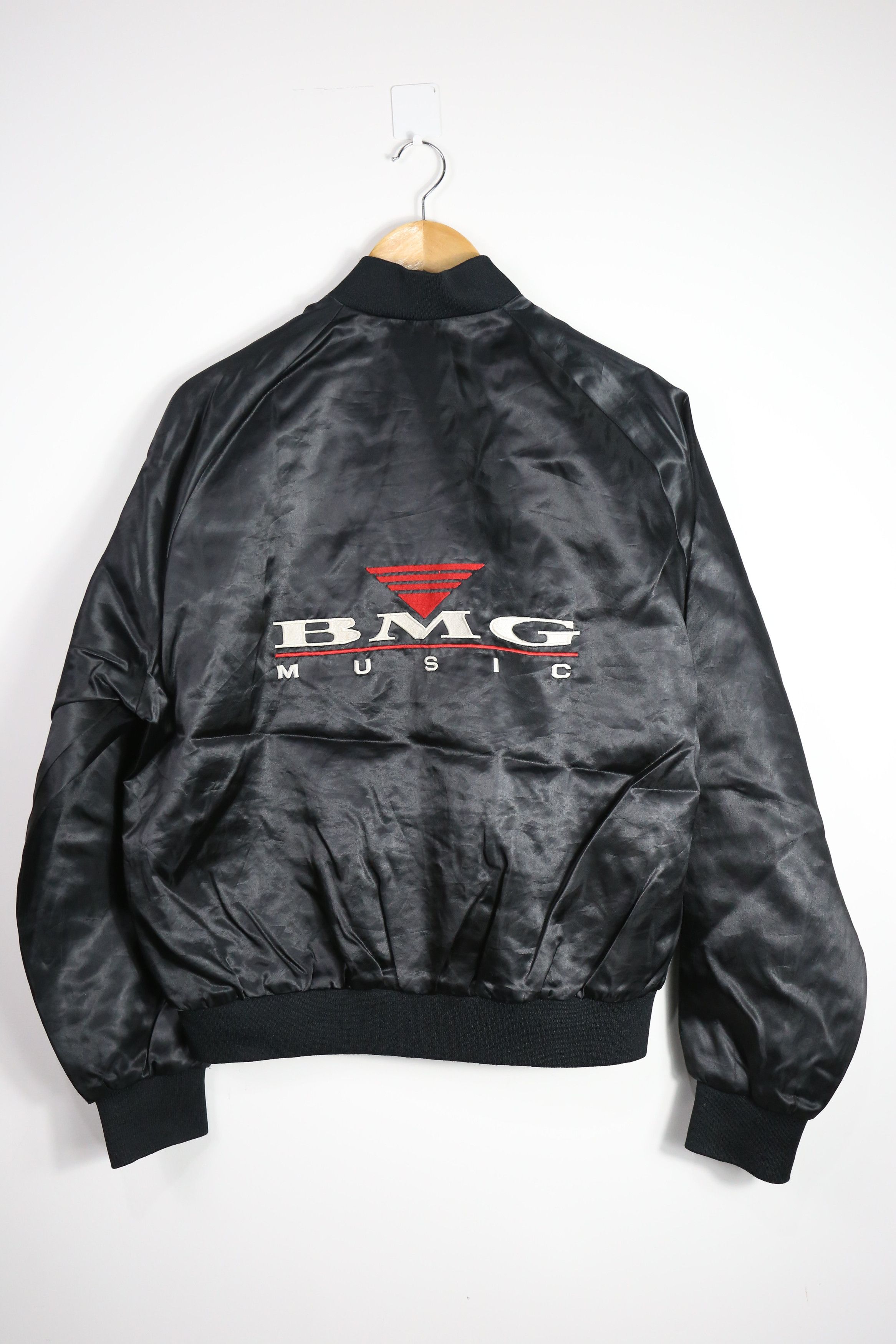 Vintage SW184 Vintage BMG Music bomber jacket Size US L / EU 52-54 / 3 - 1 Thumbnail