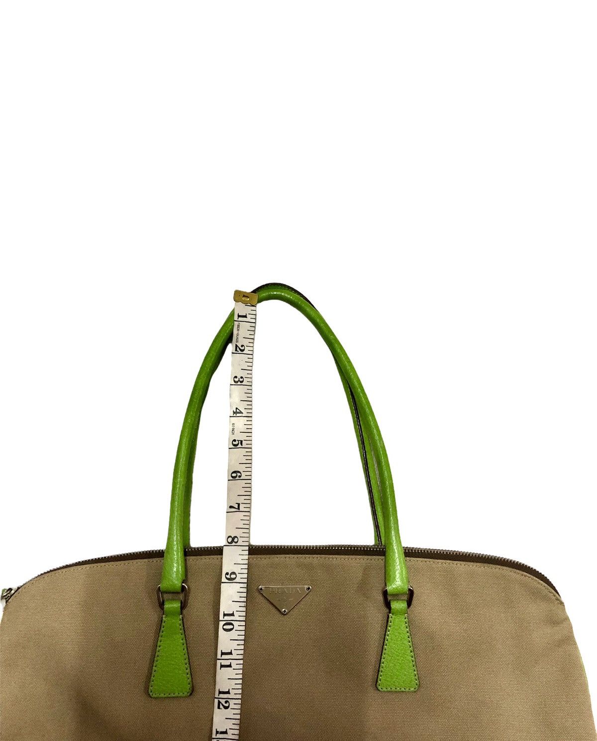 Prada AUTHENTIC PRADA SHOULDER BEIGE CANVAS X VINTAGE Size ONE SIZE - 12 Thumbnail