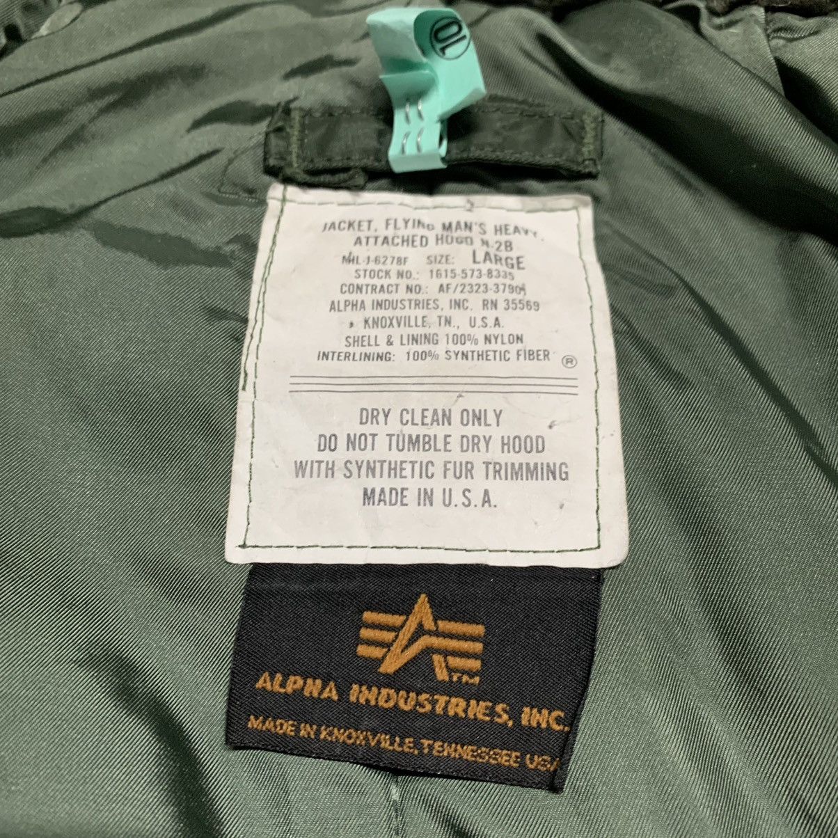 Alpha Industries VINTAGE ALPHA INDUSTRIES N-2B FLIGHT JACKET Size US L / EU 52-54 / 3 - 17 Thumbnail