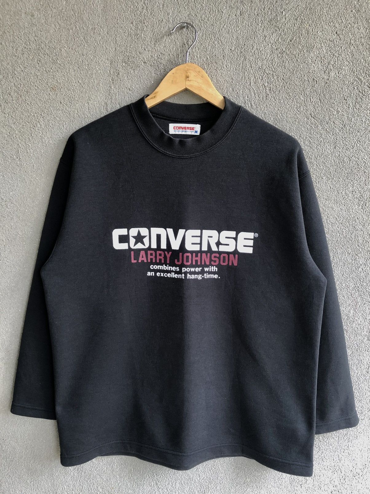 Converse Vintage CONVERSE LARRY JOHNSON crewneck long sleeve Size US M / EU 48-50 / 2 - 1 Thumbnail