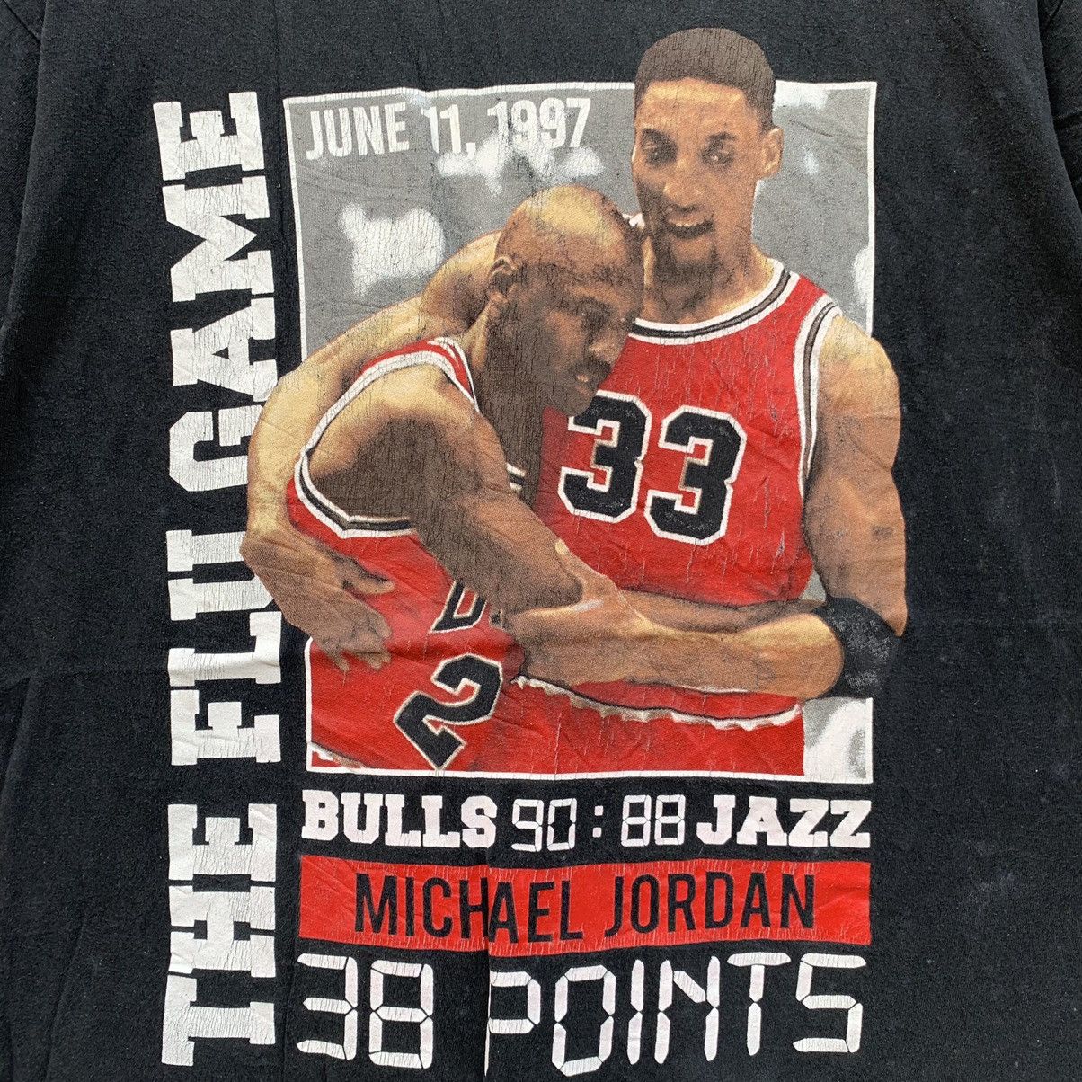 NBA × Vintage Vintage MICHAEL JORDAN CHICAGO BULLS MATCH POINT T-shirt Size US XL / EU 56 / 4 - 3 Thumbnail