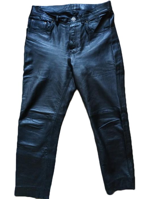 Genuine Leather Genuine Leather Pants playboi carti style | Grailed