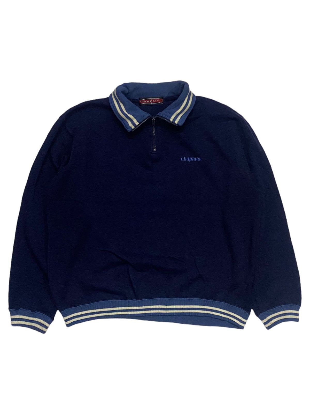 Japanese Brand × Vintage Vintage Chapman Collar Sweatshirt Size US L / EU 52-54 / 3 - 1 Thumbnail