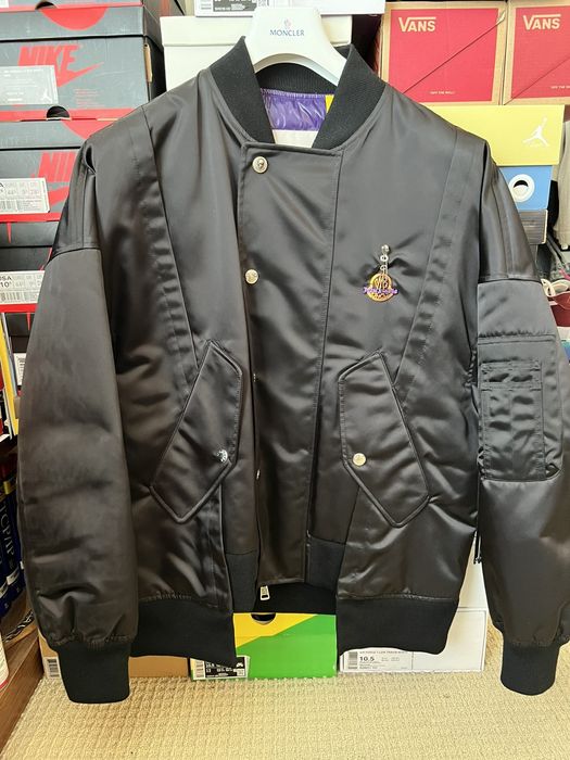 Twill Down Bomber Jacket