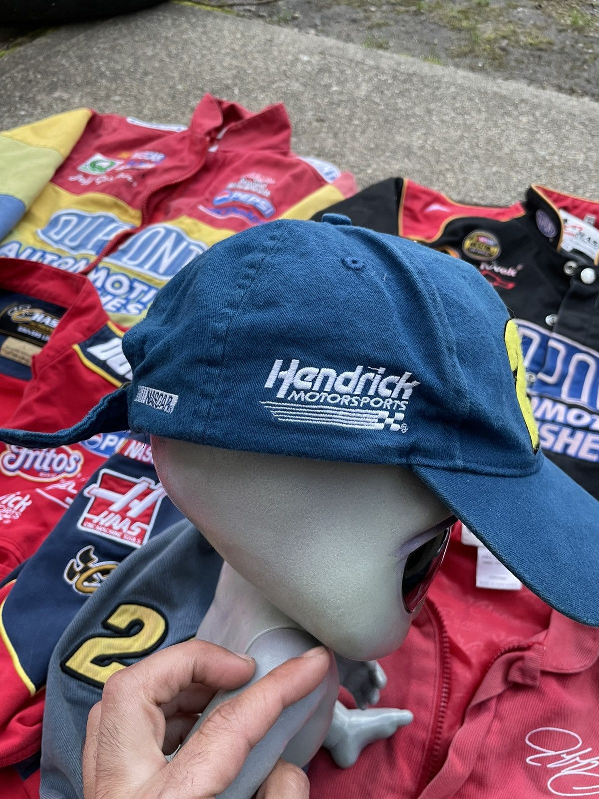 NASCAR 90s Vintage JEFF GORDON Dad Hat NASCAR racing cap sportswear Size ONE SIZE - 5 Thumbnail