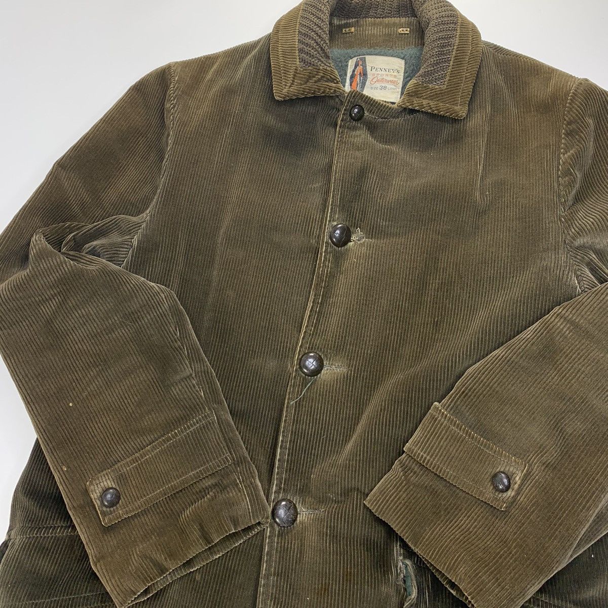 Vintage Vintage 1950s corduroy button up jacket Size US L / EU 52-54 / 3 - 4 Thumbnail