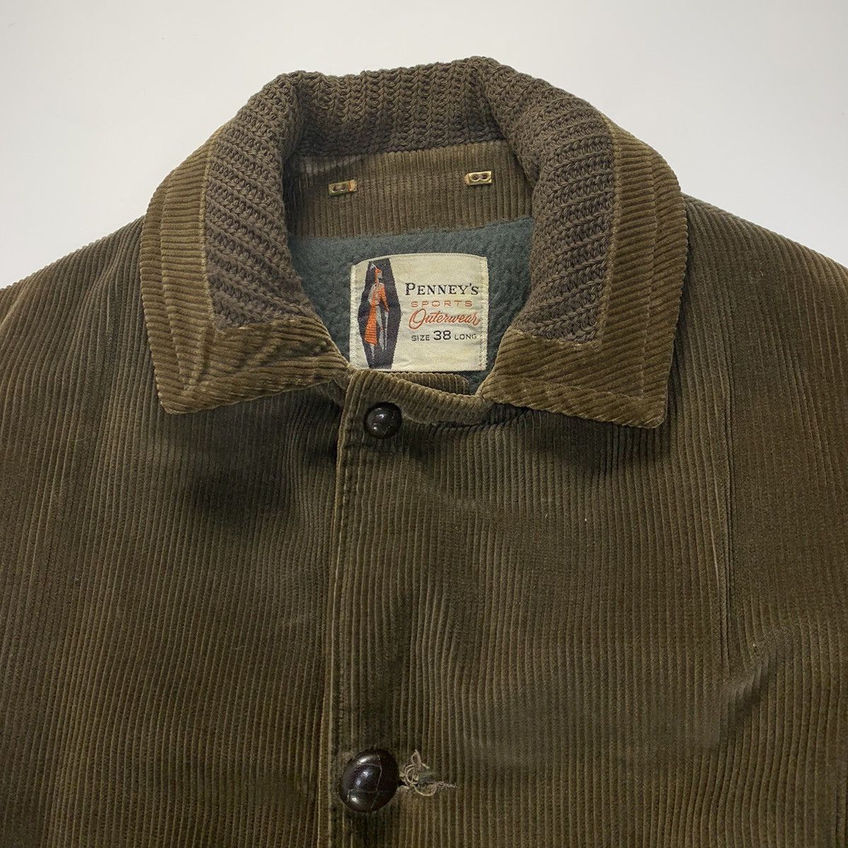 Vintage Vintage 1950s corduroy button up jacket Size US L / EU 52-54 / 3 - 3 Thumbnail
