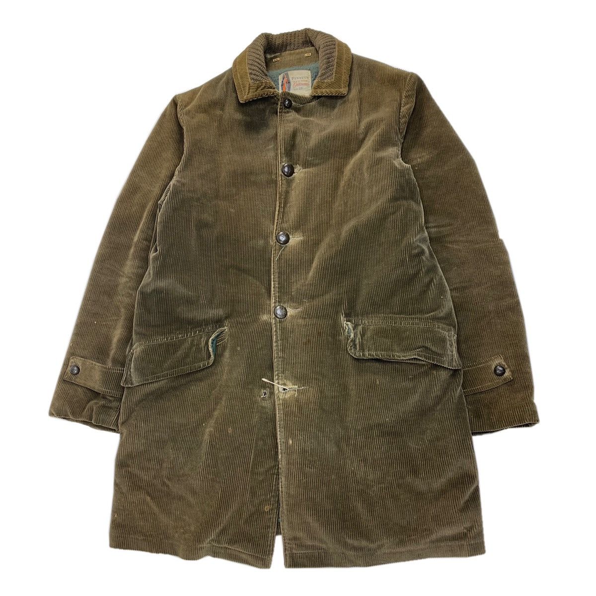 Vintage Vintage 1950s corduroy button up jacket Size US L / EU 52-54 / 3 - 1 Thumbnail