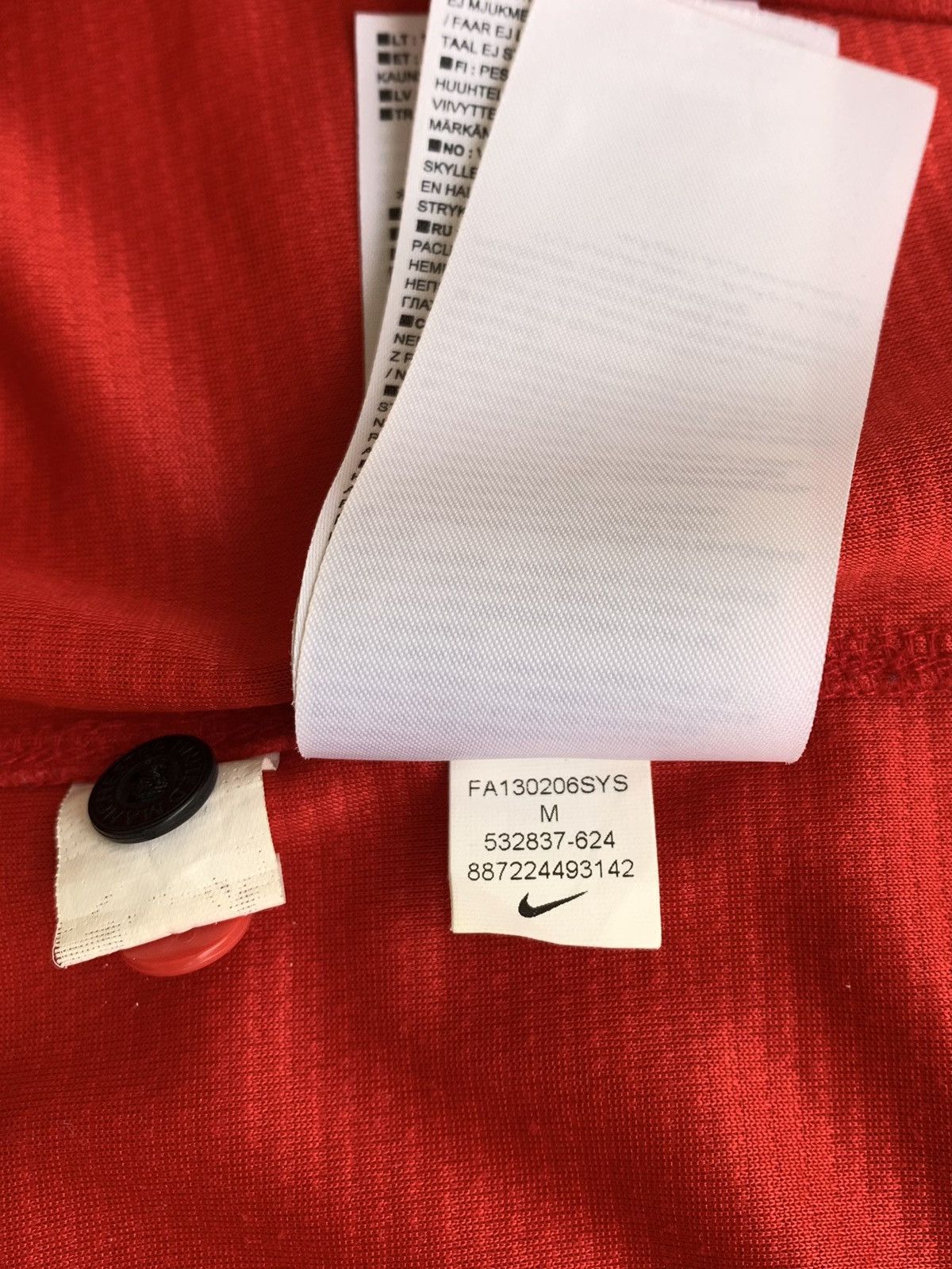 Nike Nike Manchester United 2013 Home Shirt Soccer Jersey Size M Size US M / EU 48-50 / 2 - 9 Thumbnail
