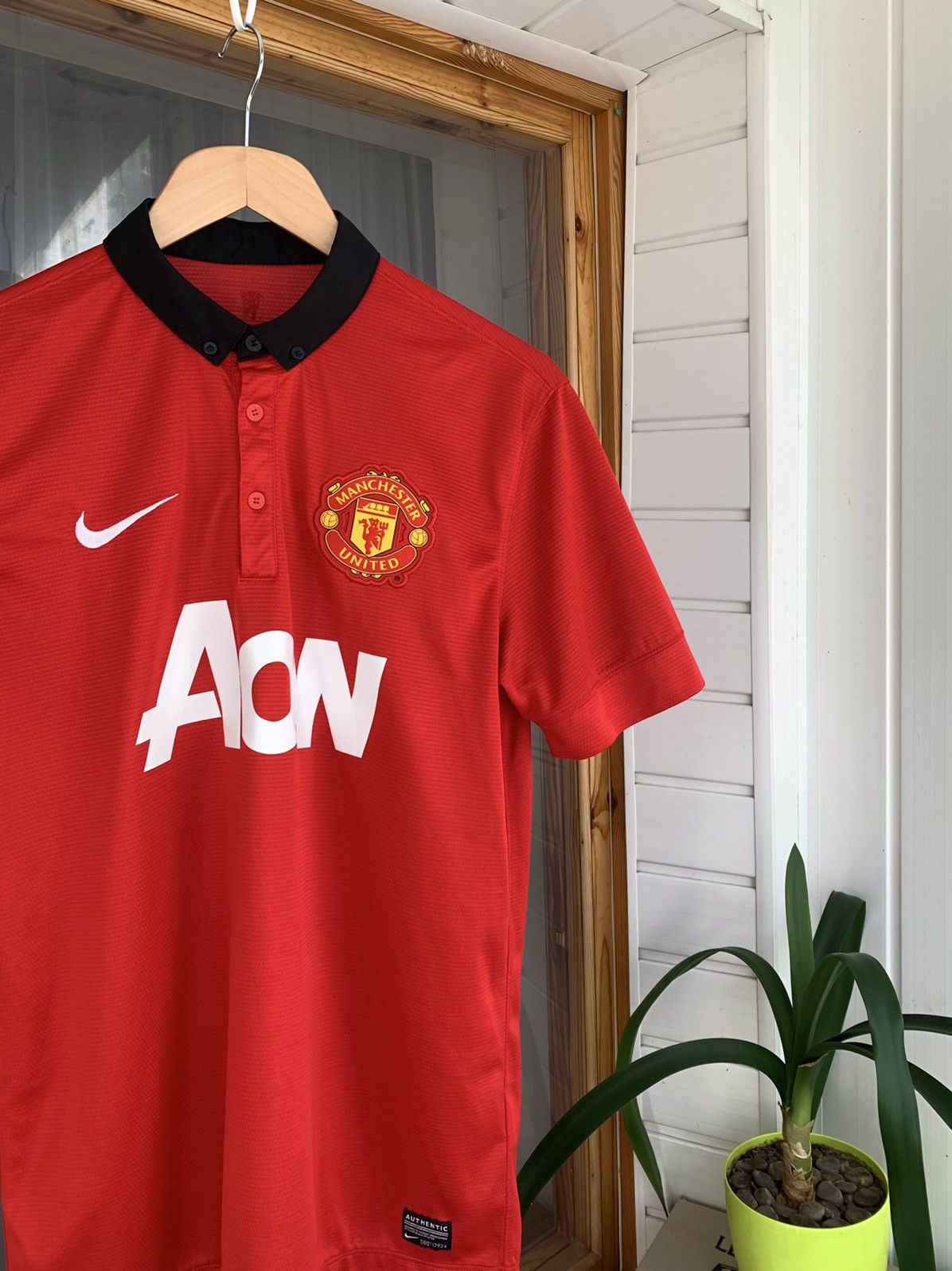 Nike Nike Manchester United 2013 Home Shirt Soccer Jersey Size M Size US M / EU 48-50 / 2 - 2 Thumbnail