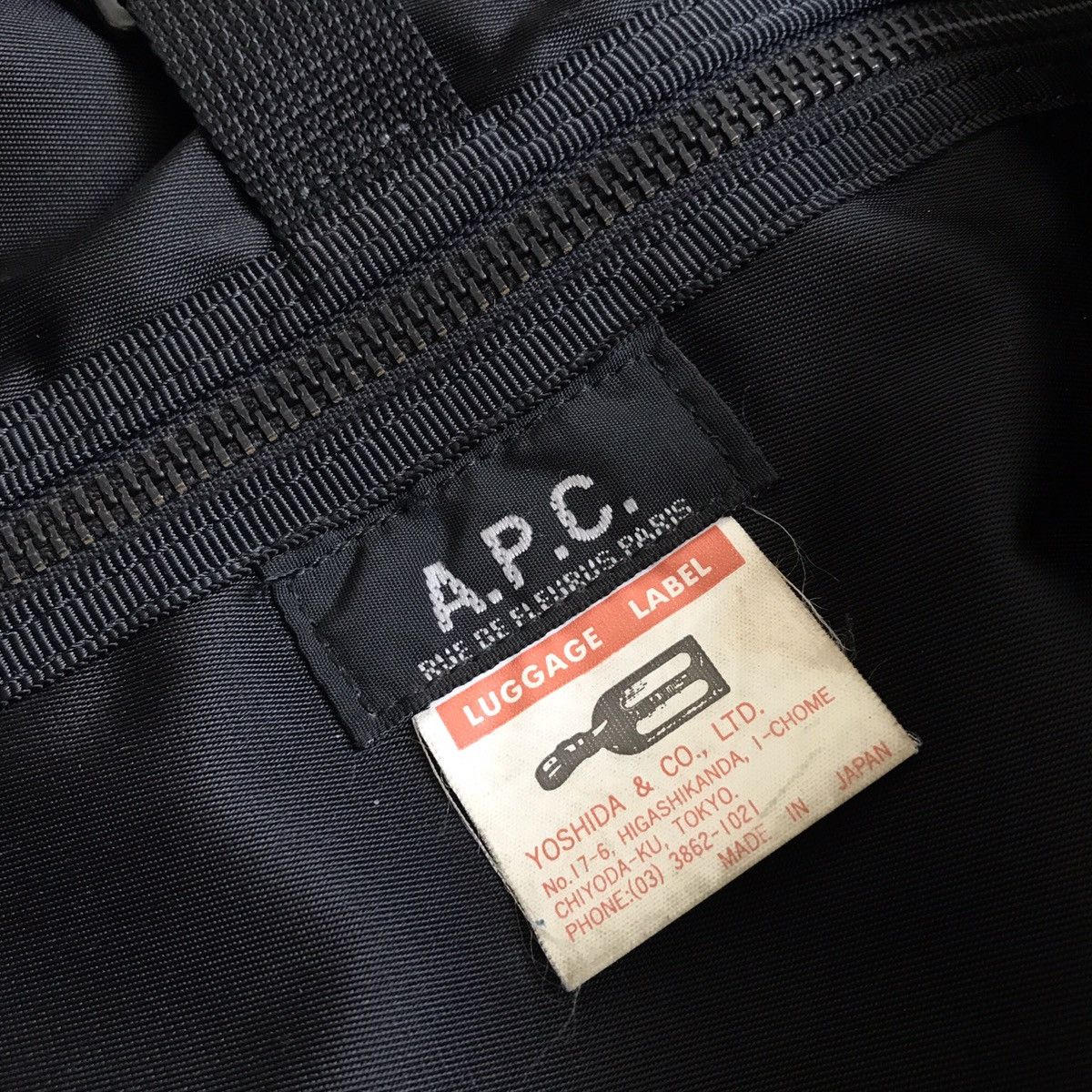 A.P.C. × Japanese Brand × Porter Authentic Luggage Label Japan X A.P.C Paris Yoshida & Co Bag Size ONE SIZE - 14 Thumbnail