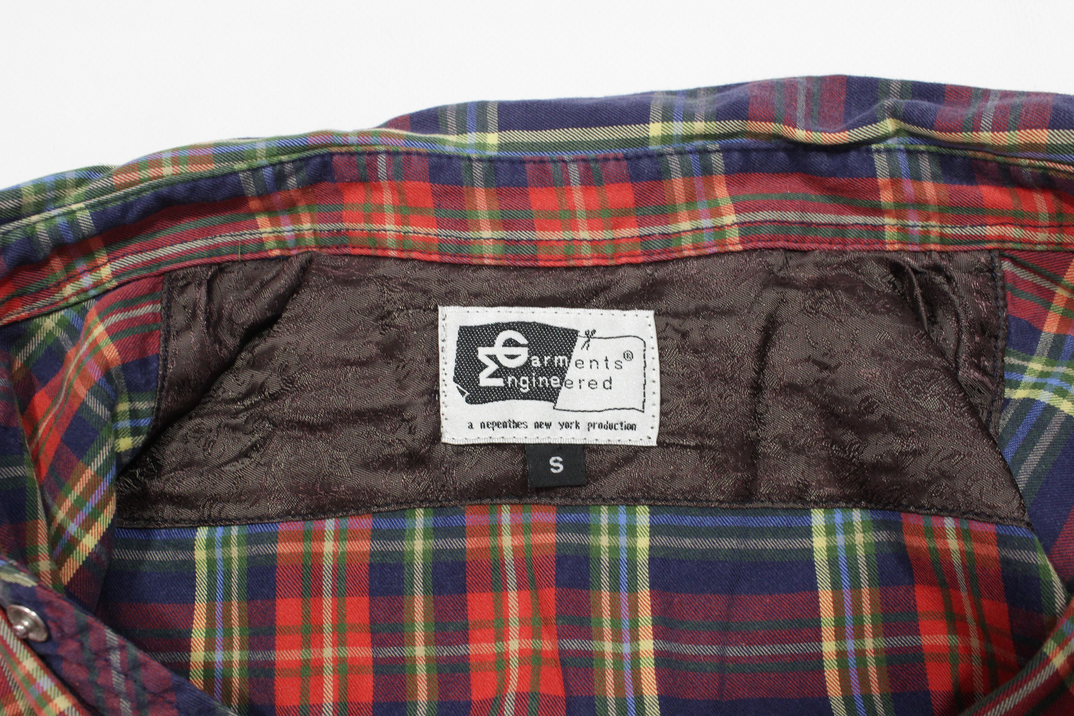 Engineered Garments Plaid Pockets Shirt Vintage Made in USA Size US S / EU 44-46 / 1 - 5 Thumbnail