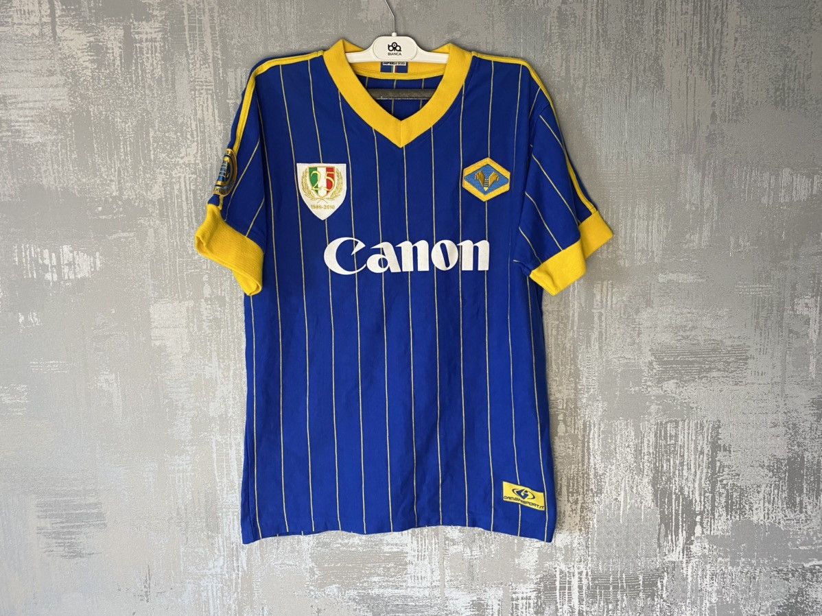 Canon × Vintage 1985 2010 Hellas Verona Retro Canon Away Soccer Jersey rare  | Grailed, image size:1198x898