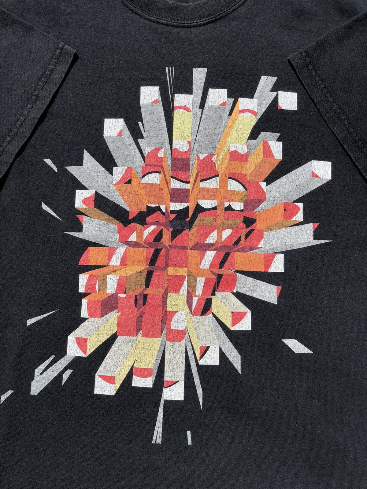 Band Tees Vintage 2006 Rolling Stones Black Tee (Pink Floyd) Size US S / EU 44-46 / 1 - 3 Thumbnail