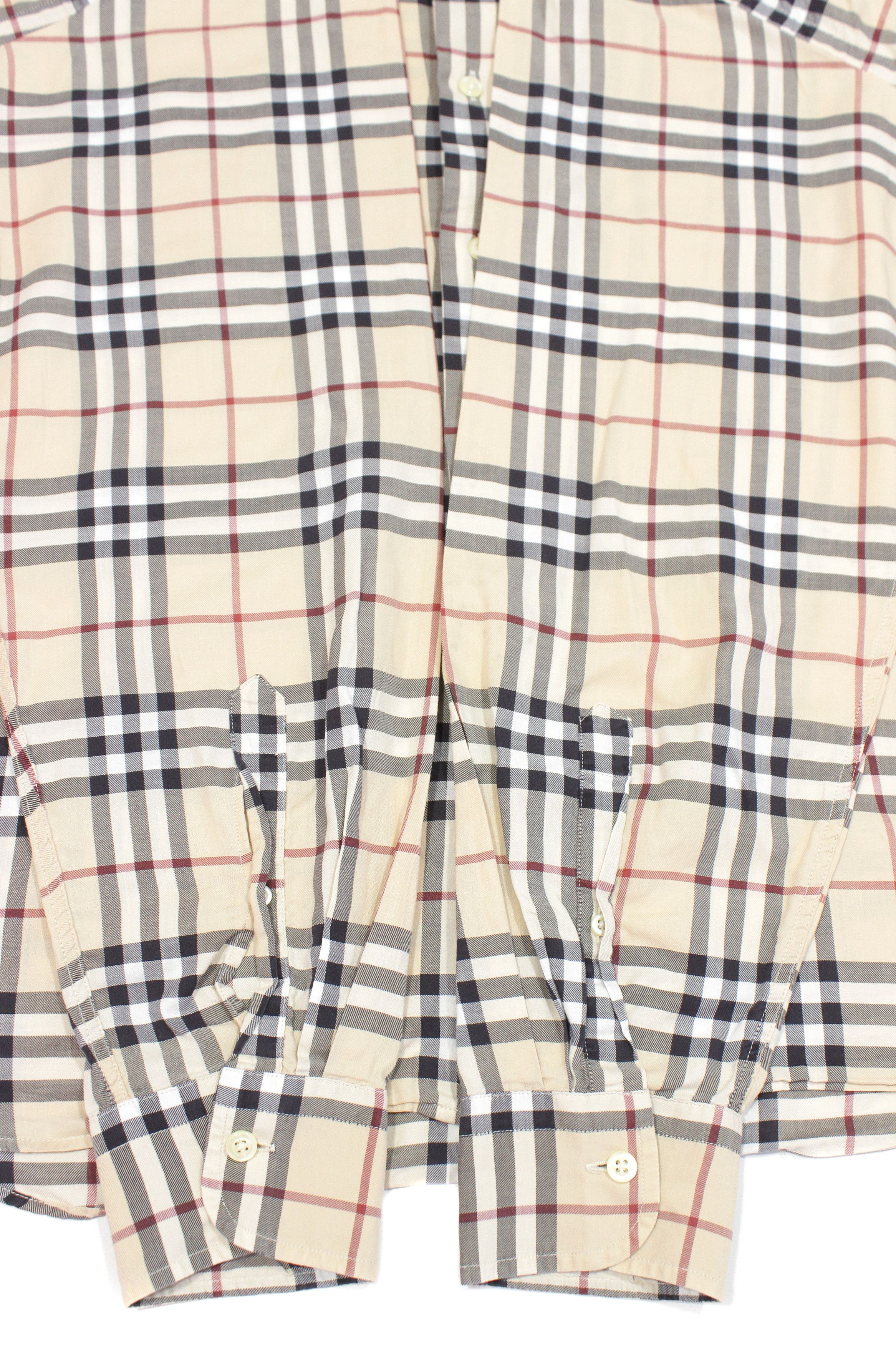 Burberry Iconic Nova Check Shirt Vintage Size US XL / EU 56 / 4 - 5 Thumbnail