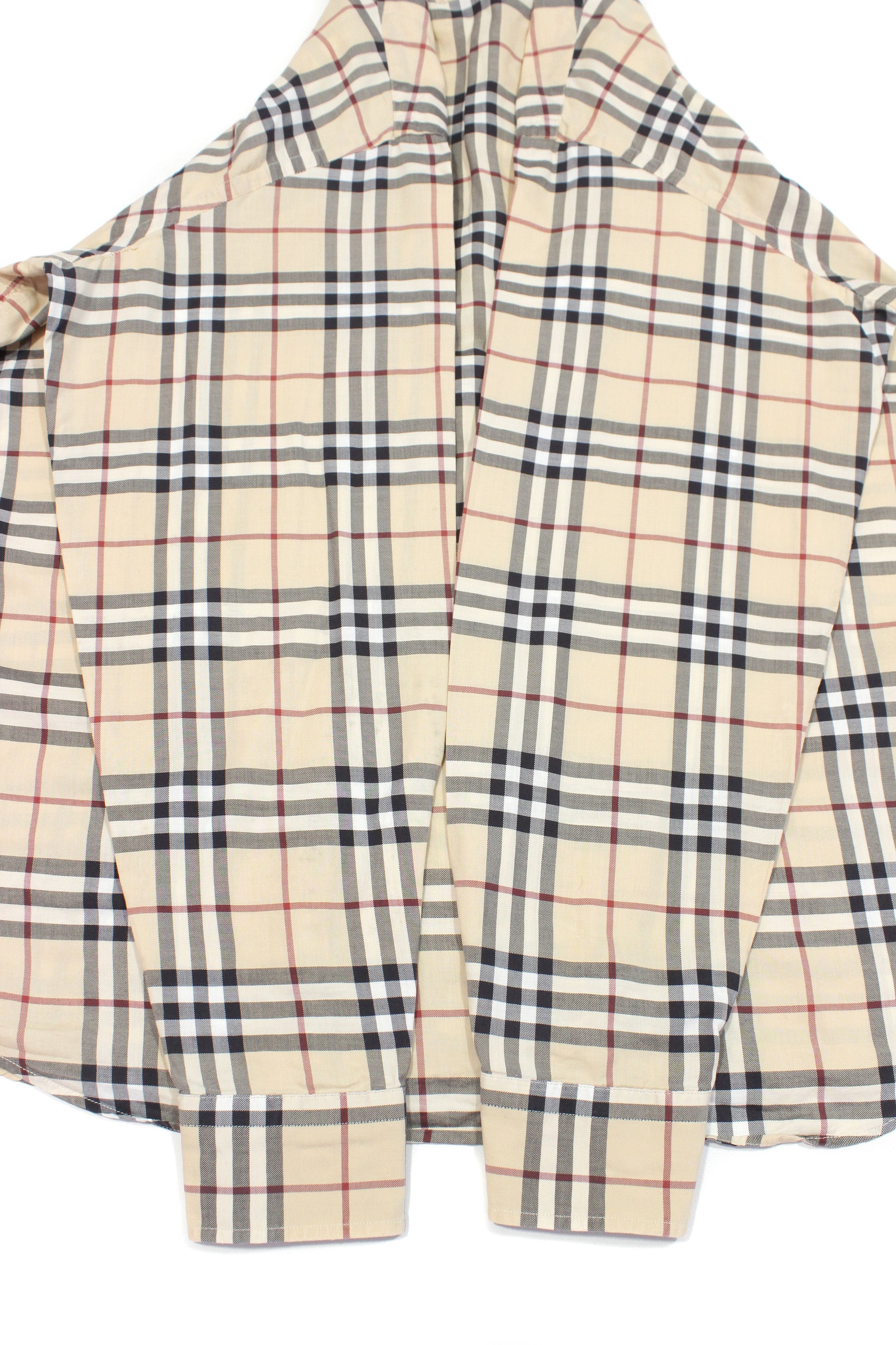 Burberry Iconic Nova Check Shirt Vintage Size US XL / EU 56 / 4 - 6 Thumbnail