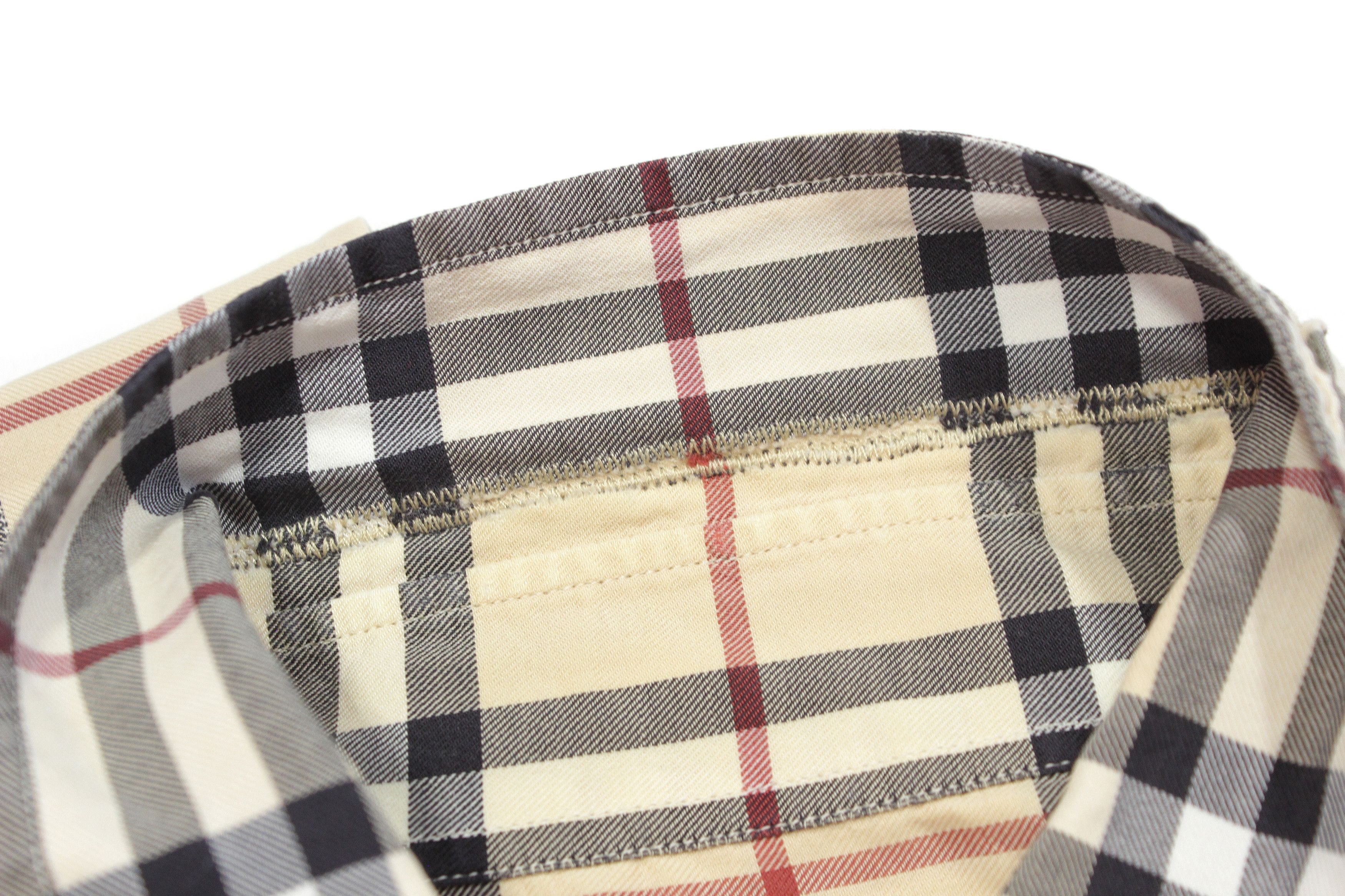 Burberry Iconic Nova Check Shirt Vintage Size US XL / EU 56 / 4 - 7 Thumbnail