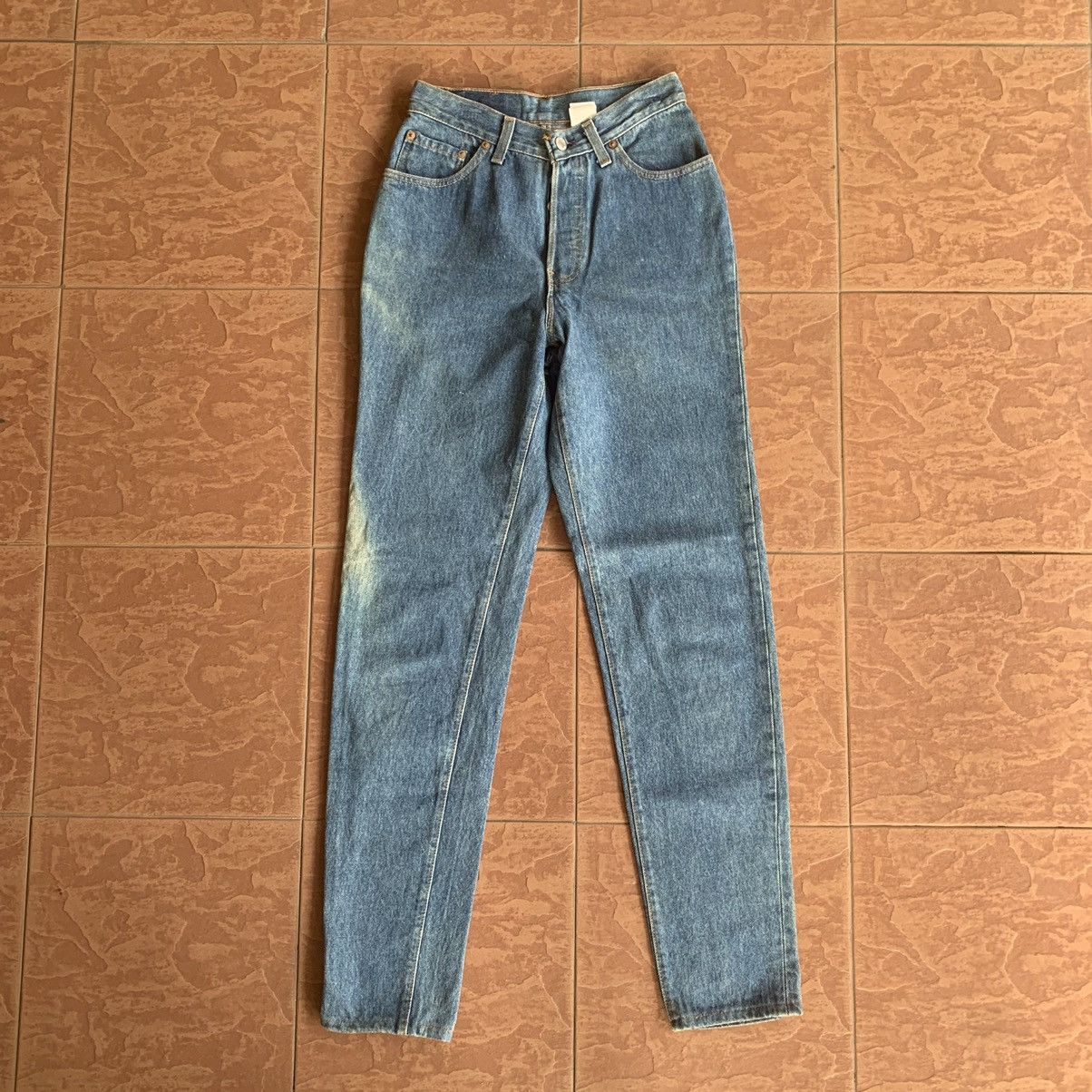 Levi's × Vintage 💥 1980’s VINTAGE LEVI’S JEANS LEVIS DENIM PANTS WAIST 24 Size US 26 / EU 42 - 1 Thumbnail