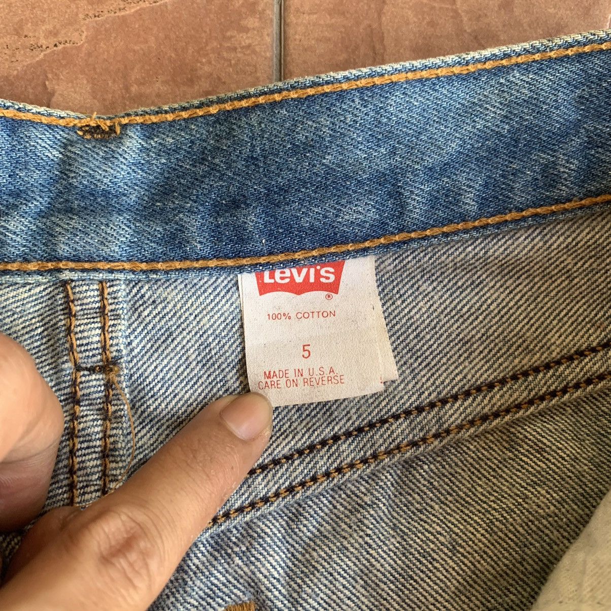 Levi's × Vintage 💥 1980’s VINTAGE LEVI’S JEANS LEVIS DENIM PANTS WAIST 24 Size US 26 / EU 42 - 9 Thumbnail
