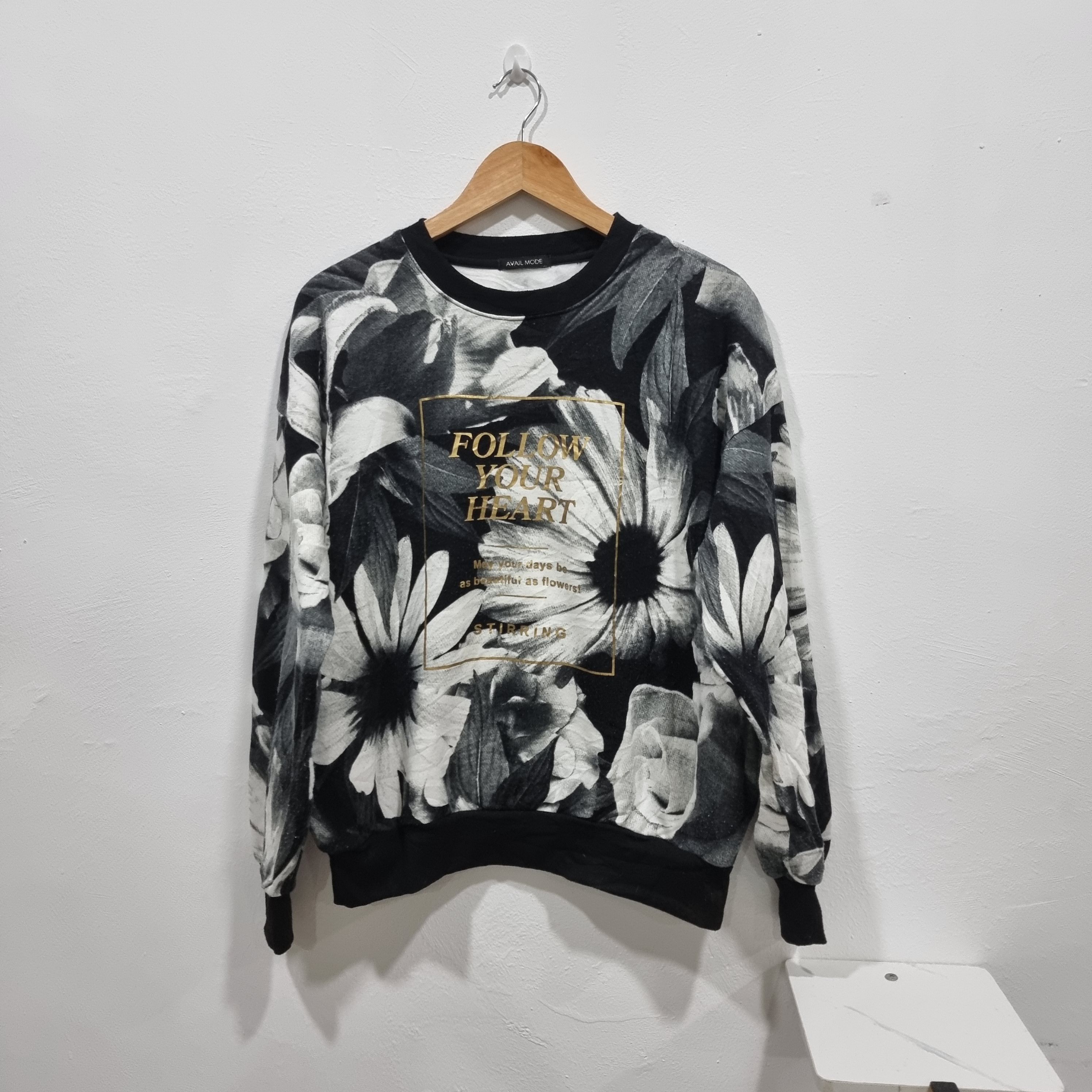 Japanese Brand Japanese Sweatshirt floral full print Size US L / EU 52-54 / 3 - 1 Thumbnail