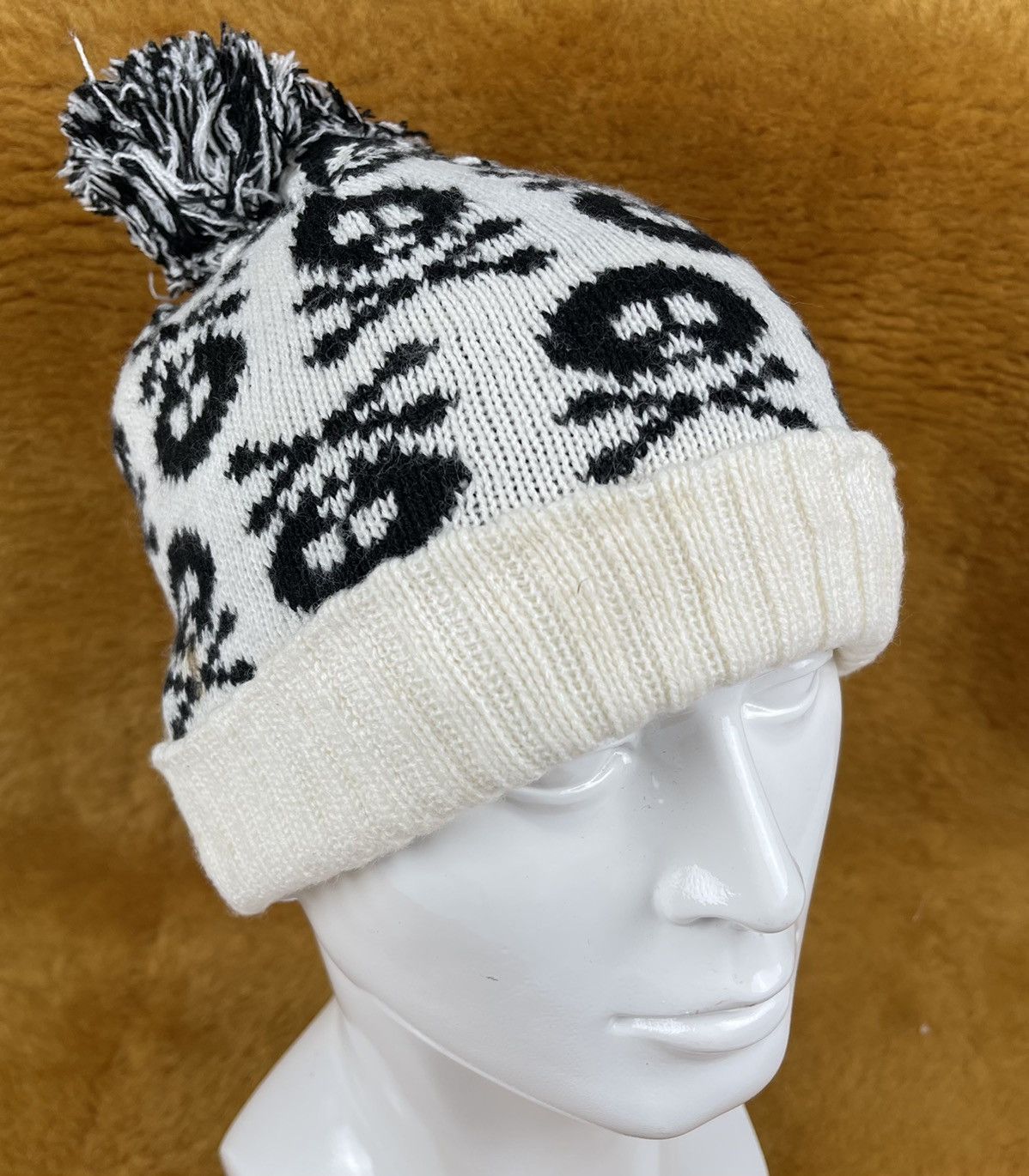 Japanese Brand skulls beanie hat snow cap Size ONE SIZE - 1 Thumbnail
