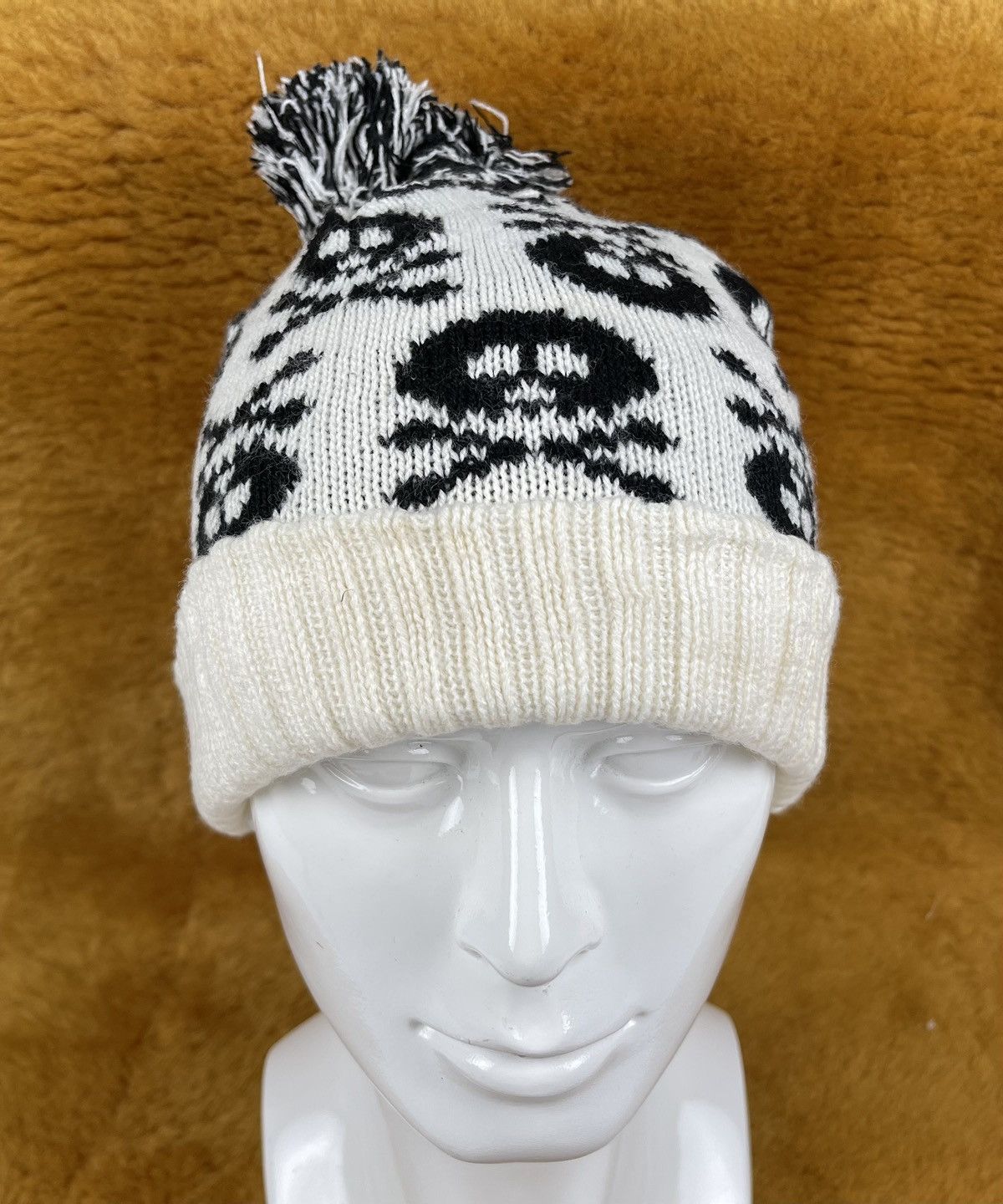 Japanese Brand skulls beanie hat snow cap Size ONE SIZE - 2 Thumbnail