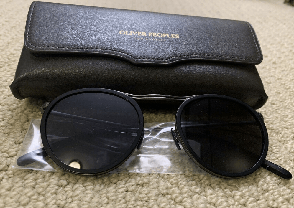 Oliver Peoples MP-3 30TH 51mm Sun MSRP$472 Semi Matte Black/Blue Size ONE SIZE - 4 Thumbnail