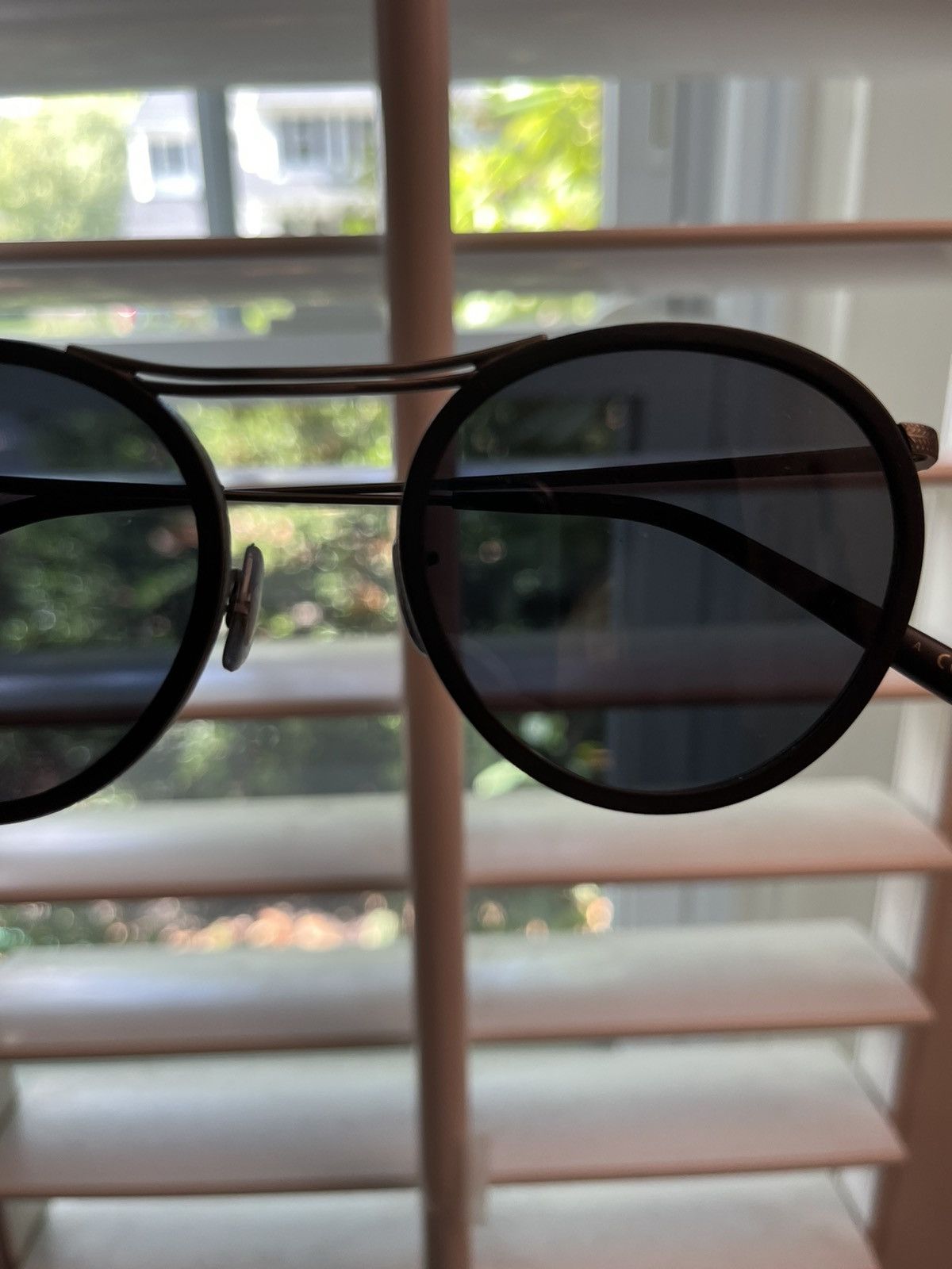 Oliver Peoples MP-3 30TH 51mm Sun MSRP$472 Semi Matte Black/Blue Size ONE SIZE - 10 Thumbnail