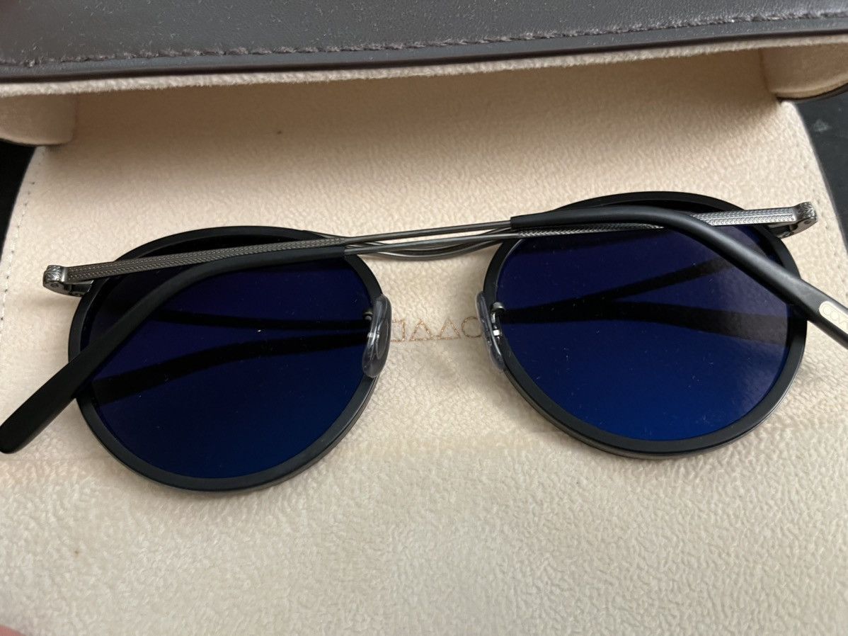 Oliver Peoples MP-3 30TH 51mm Sun MSRP$472 Semi Matte Black/Blue Size ONE SIZE - 12 Thumbnail