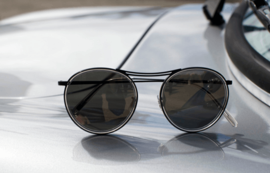 Oliver Peoples MP-3 30TH 51mm Sun MSRP$472 Semi Matte Black/Blue Size ONE SIZE - 8 Thumbnail
