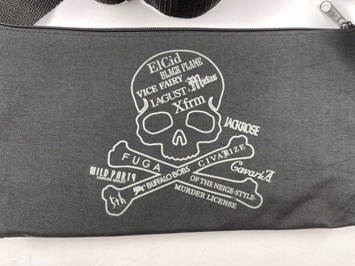 Japanese Brand punk style skulls waist bag pouch bag t6 Size ONE SIZE - 2 Thumbnail