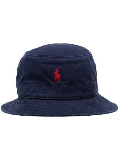 Polo Ralph Lauren Polo Ralph Lauren Classic Logo Bucket Hat Red/Blue - S/M Size ONE SIZE - 2 Thumbnail