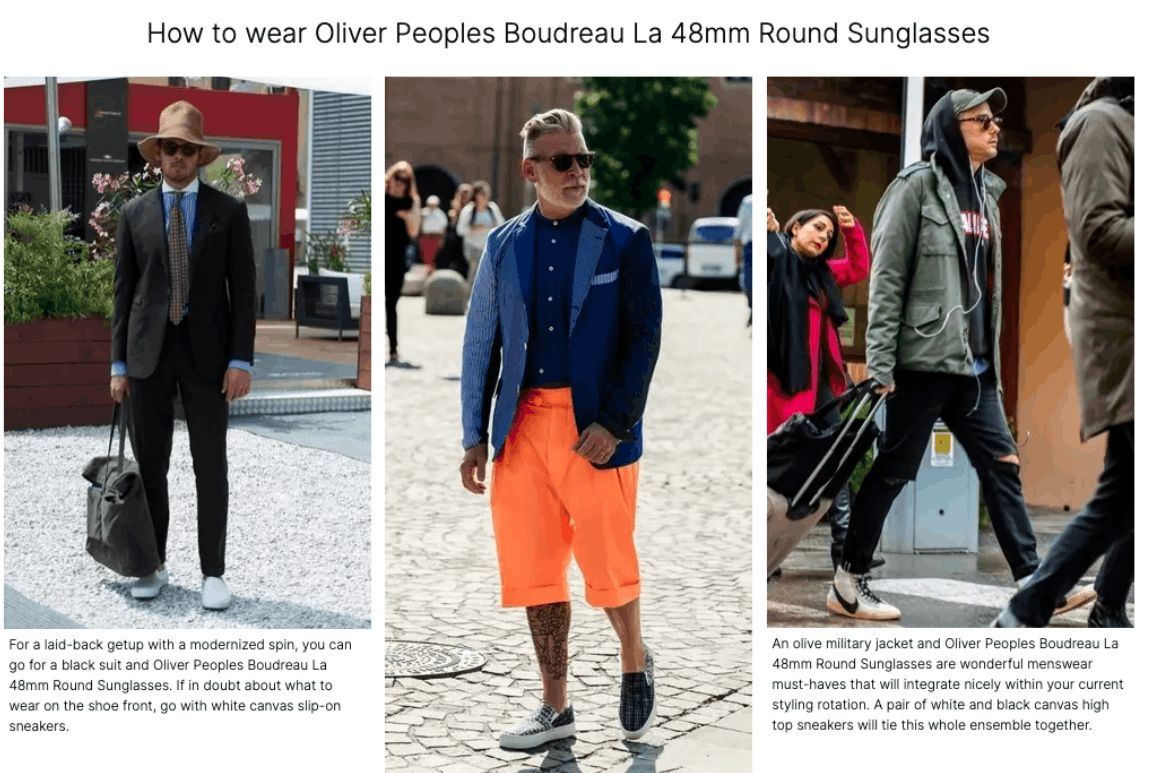 Oliver Peoples L.A Sunglasses Super Rare Find Color:Lg Denim/Smoke Grey Size ONE SIZE - 4 Thumbnail