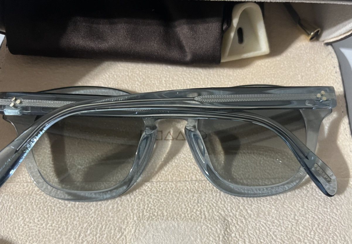 Oliver Peoples L.A Sunglasses Super Rare Find Color:Lg Denim/Smoke Grey Size ONE SIZE - 6 Thumbnail