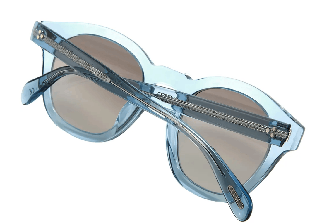 Oliver Peoples L.A Sunglasses Super Rare Find Color:Lg Denim/Smoke Grey Size ONE SIZE - 7 Thumbnail