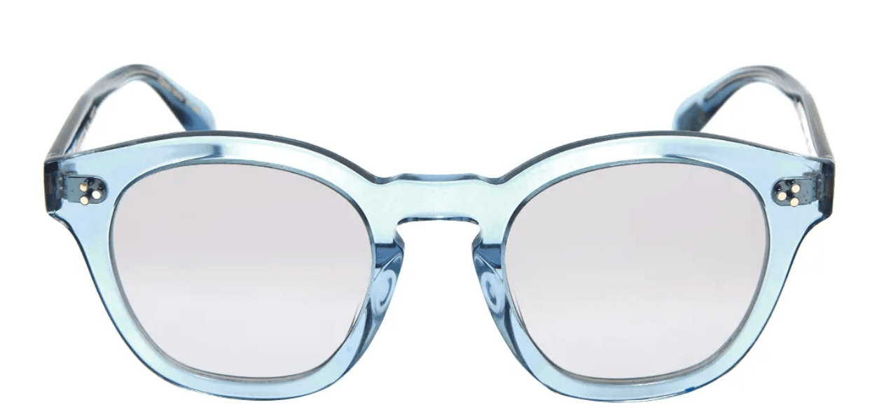 Oliver Peoples L.A Sunglasses Super Rare Find Color:Lg Denim/Smoke Grey Size ONE SIZE - 10 Thumbnail