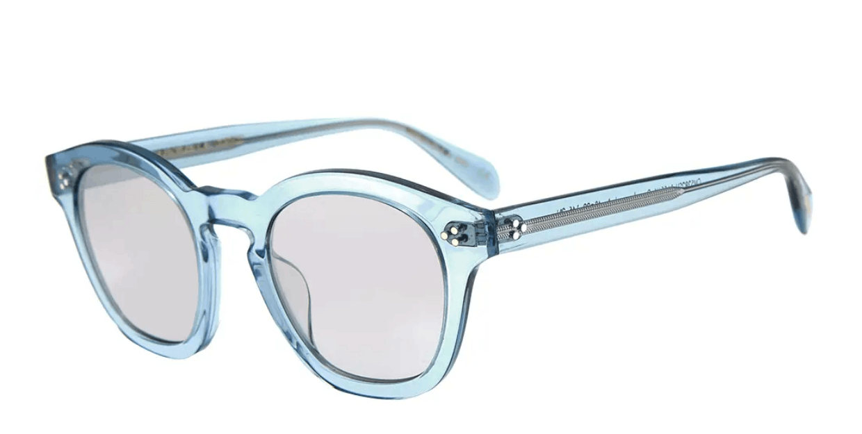 Oliver Peoples L.A Sunglasses Super Rare Find Color:Lg Denim/Smoke Grey Size ONE SIZE - 2 Thumbnail