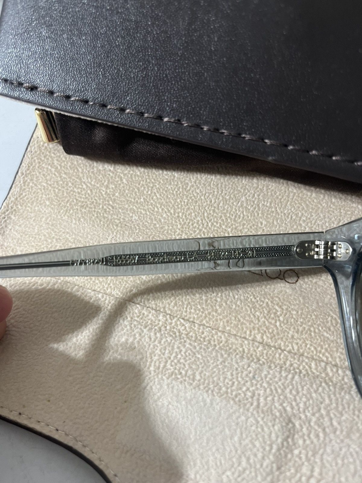 Oliver Peoples L.A Sunglasses Super Rare Find Color:Lg Denim/Smoke Grey Size ONE SIZE - 3 Thumbnail