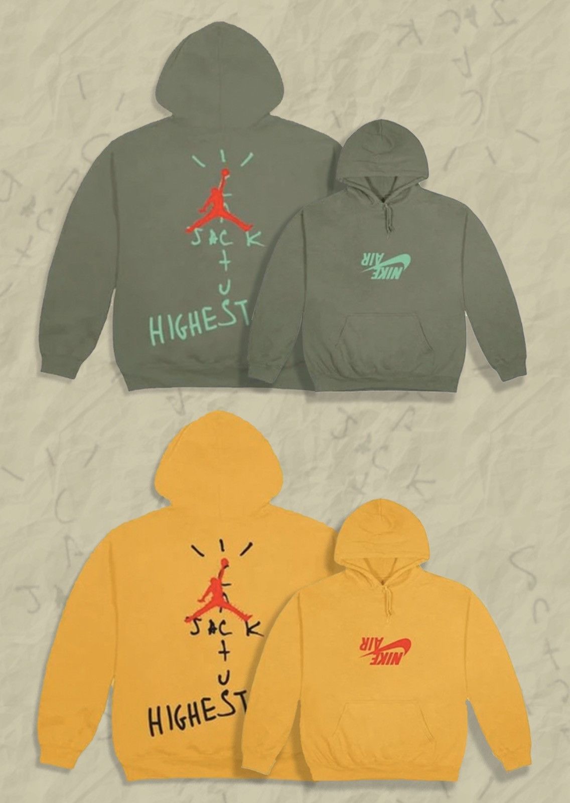 Jordan Brand Travis Scott Jordan Cactus Jack Highest Hoodie Olive Size US L / EU 52-54 / 3 - 5 Thumbnail