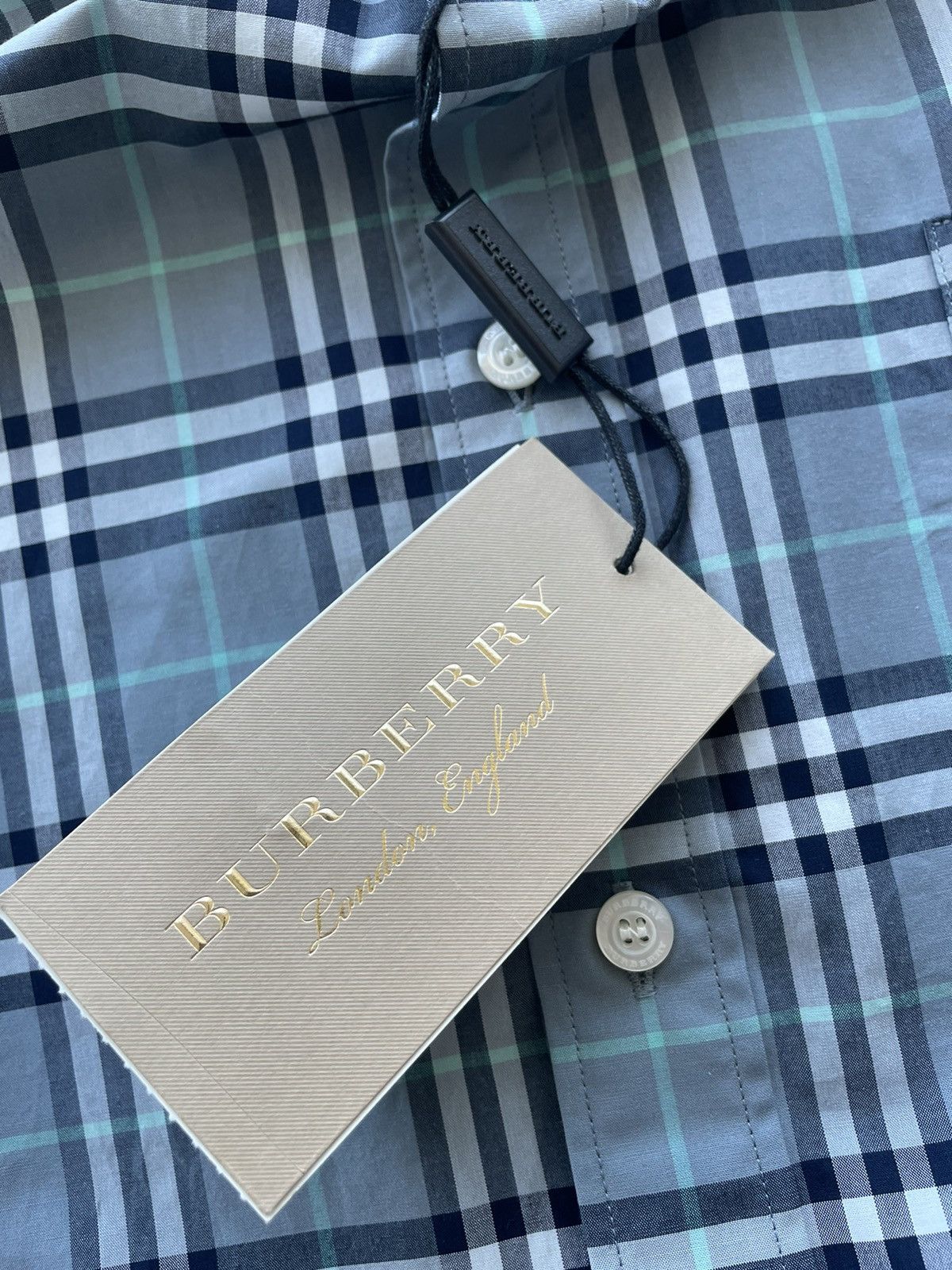 Burberry Brand New Rare British Classic Iconic Burberry Check Shirt Size US XL / EU 56 / 4 - 19 Thumbnail