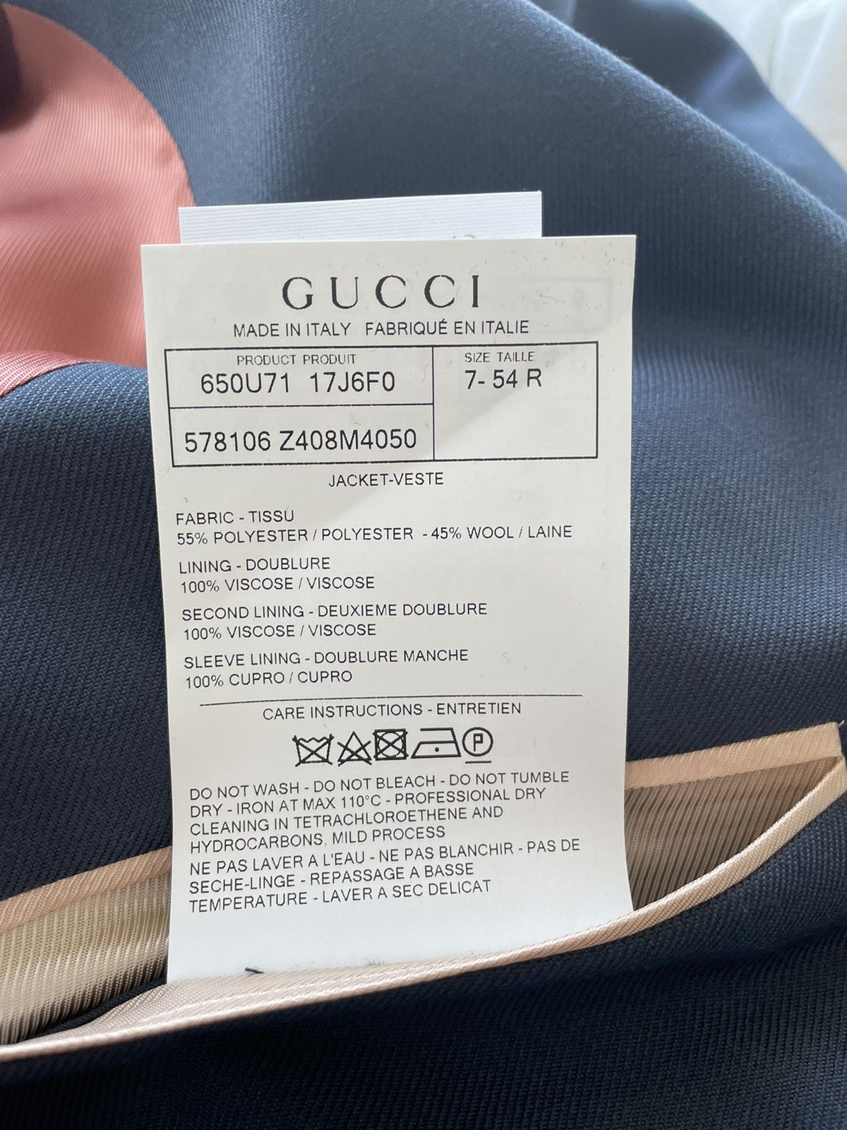 Gucci $3,500 Value Brand New Super Runway Limited Edition Blazer Size 54R - 10 Thumbnail