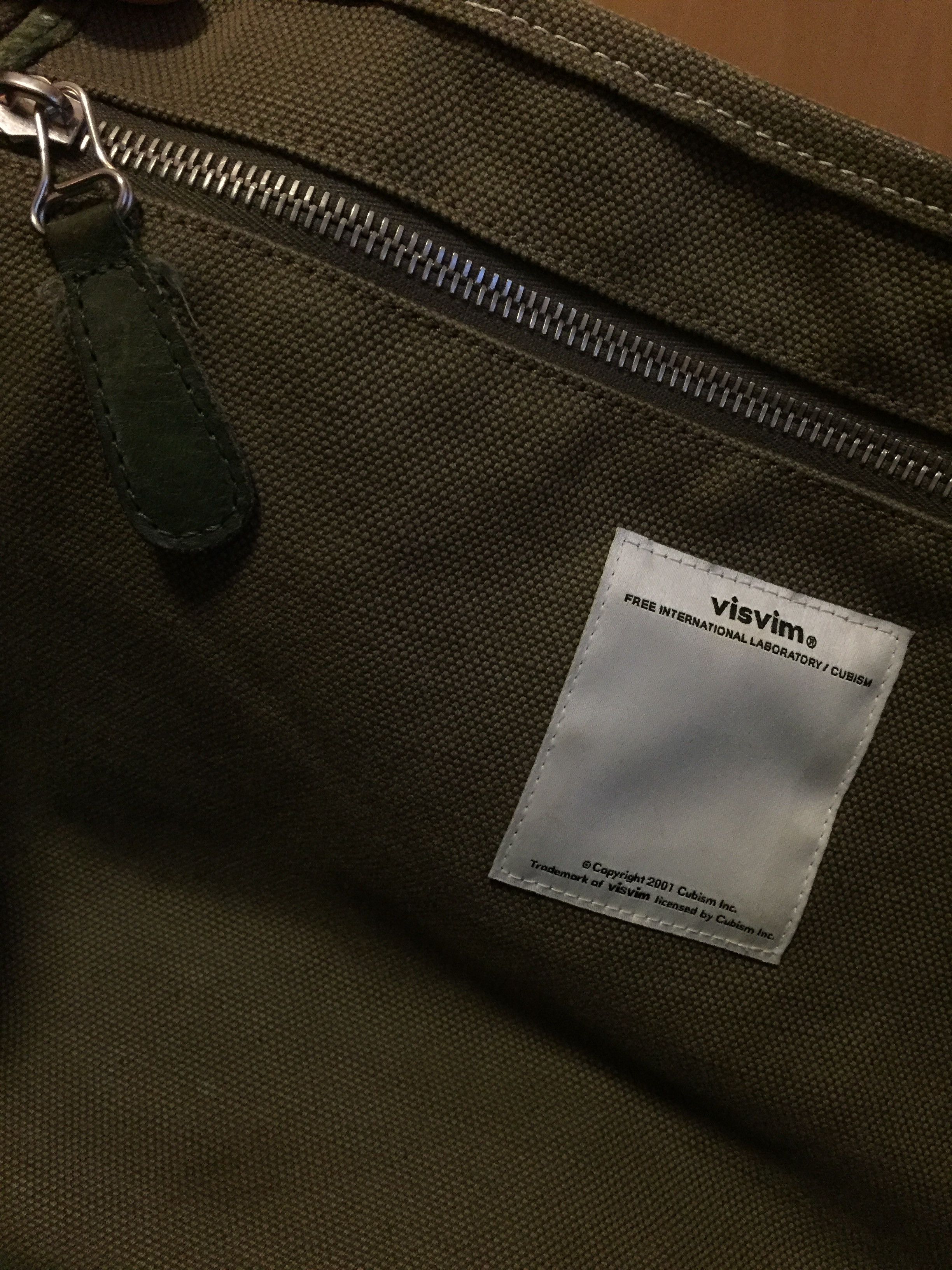 visvim HOMER TOTE CANVAS OLIVE L バッグ